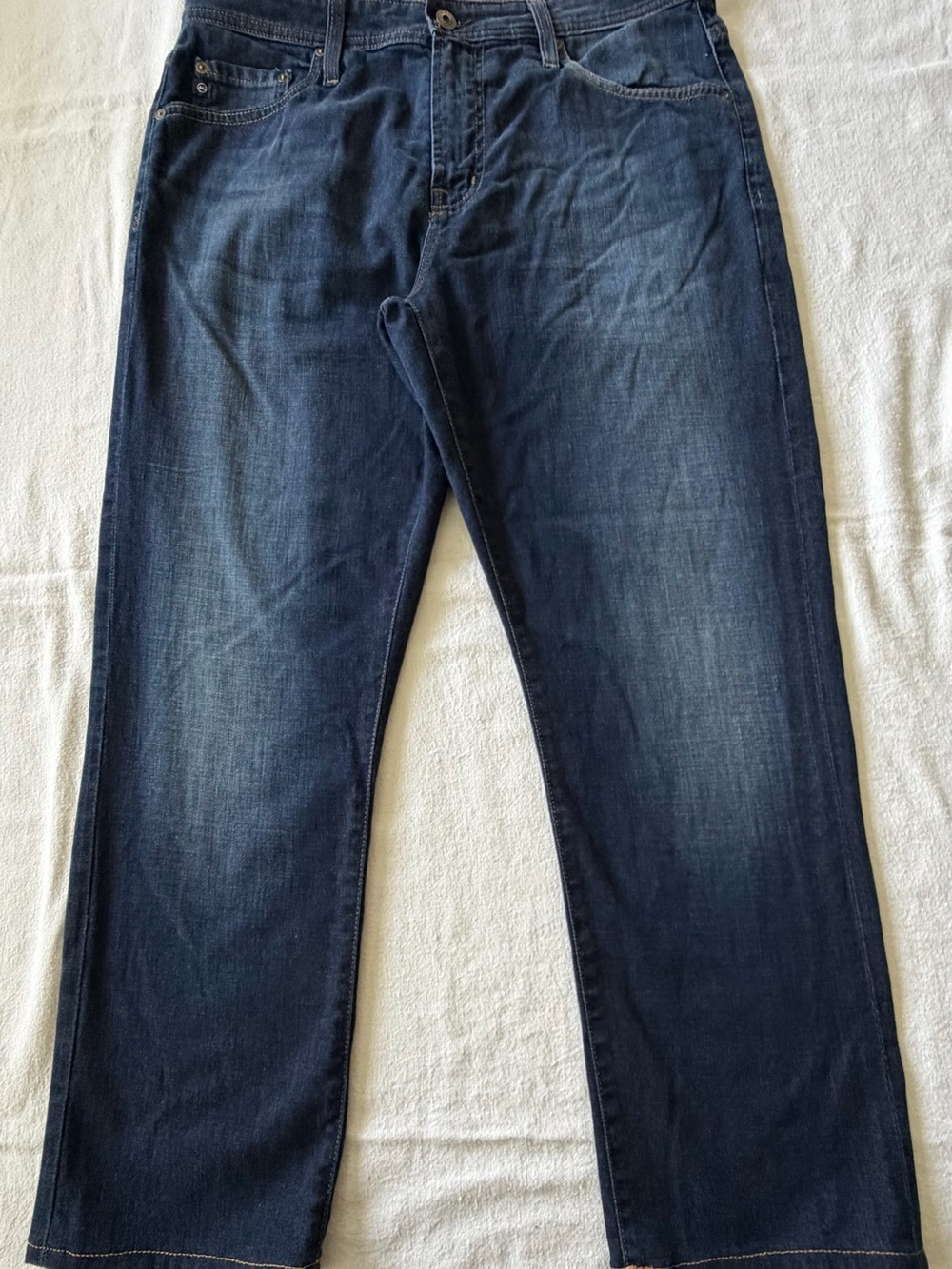 Ag Adriano Goldschmied Men's Indigo Straight Jeans